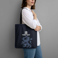 Custom World Football 2026 Netherlands Tote Bag Holland Navy Dutch Lion - Wonder Print Shop