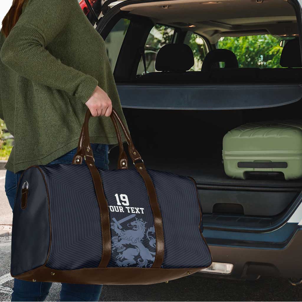 Custom World Football 2026 Netherlands Travel Bag Holland Navy Dutch Lion - Wonder Print Shop