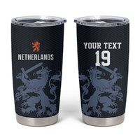 Custom World Football 2026 Netherlands Tumbler Cup Holland Navy Dutch Lion - Wonder Print Shop