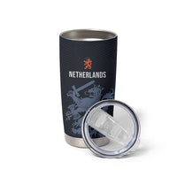 Custom World Football 2026 Netherlands Tumbler Cup Holland Navy Dutch Lion - Wonder Print Shop