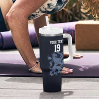 Custom World Football 2026 Netherlands Tumbler With Handle Holland Navy Dutch Lion - Wonder Print Shop