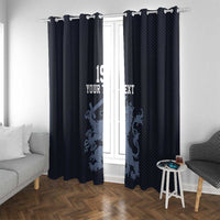 Custom World Football 2026 Netherlands Window Curtain Holland Navy Dutch Lion - Wonder Print Shop