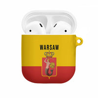Warsaw Capital of Poland AirPods Case Royal Syrenka Heraldic Design