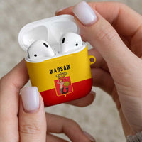 Warsaw Capital of Poland AirPods Case Royal Syrenka Heraldic Design
