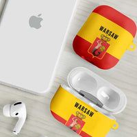 Warsaw Capital of Poland AirPods Case Royal Syrenka Heraldic Design