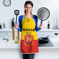 Warsaw Capital of Poland Apron Royal Syrenka Heraldic Design