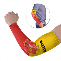 Personalized Warsaw Capital of Poland Arm Sleeves Royal Syrenka Heraldic Design