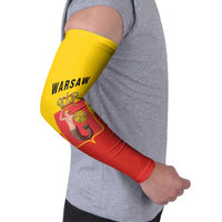 Personalized Warsaw Capital of Poland Arm Sleeves Royal Syrenka Heraldic Design