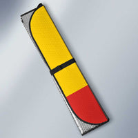 Warsaw Capital of Poland Auto Sun Shade Royal Syrenka Heraldic Design