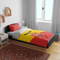 Warsaw Capital of Poland Bedding Set Royal Syrenka Heraldic Design