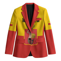 Personalized Warsaw Capital of Poland Blazer Royal Syrenka Heraldic Design