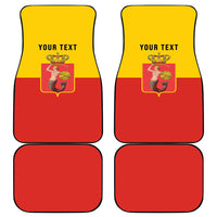 Personalized Warsaw Capital of Poland Car Mats Royal Syrenka Heraldic Design