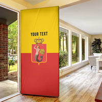 Personalized Warsaw Capital of Poland Door Cover Royal Syrenka Heraldic Design