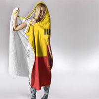 Warsaw Capital of Poland Hooded Blanket Royal Syrenka Heraldic Design