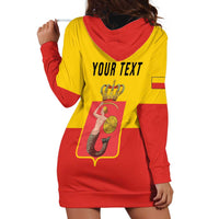 Personalized Warsaw Capital of Poland Hoodie Dress Royal Syrenka Heraldic Design