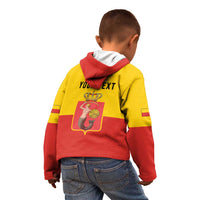 Personalized Warsaw Capital of Poland Kid Hoodie Royal Syrenka Heraldic Design