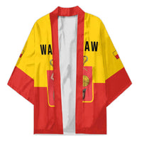Personalized Warsaw Capital of Poland Kimono Royal Syrenka Heraldic Design