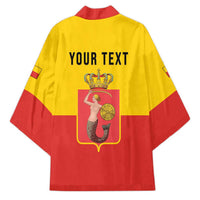 Personalized Warsaw Capital of Poland Kimono Royal Syrenka Heraldic Design