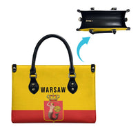 Warsaw Capital of Poland Leather Bag Royal Syrenka Heraldic Design