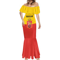 Personalized Warsaw Capital of Poland Mermaid Dress Royal Syrenka Heraldic Design