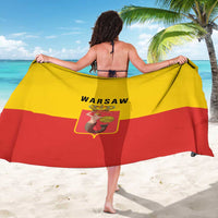 Warsaw Capital of Poland Sarong Royal Syrenka Heraldic Design