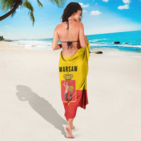 Warsaw Capital of Poland Sarong Royal Syrenka Heraldic Design