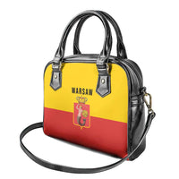 Warsaw Capital of Poland Shoulder Handbag Royal Syrenka Heraldic Design