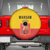 Warsaw Capital of Poland Spare Tire Cover Royal Syrenka Heraldic Design