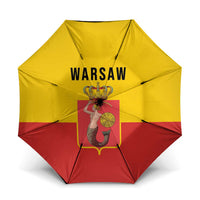 Warsaw Capital of Poland Umbrella Royal Syrenka Heraldic Design