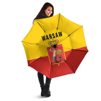Warsaw Capital of Poland Umbrella Royal Syrenka Heraldic Design