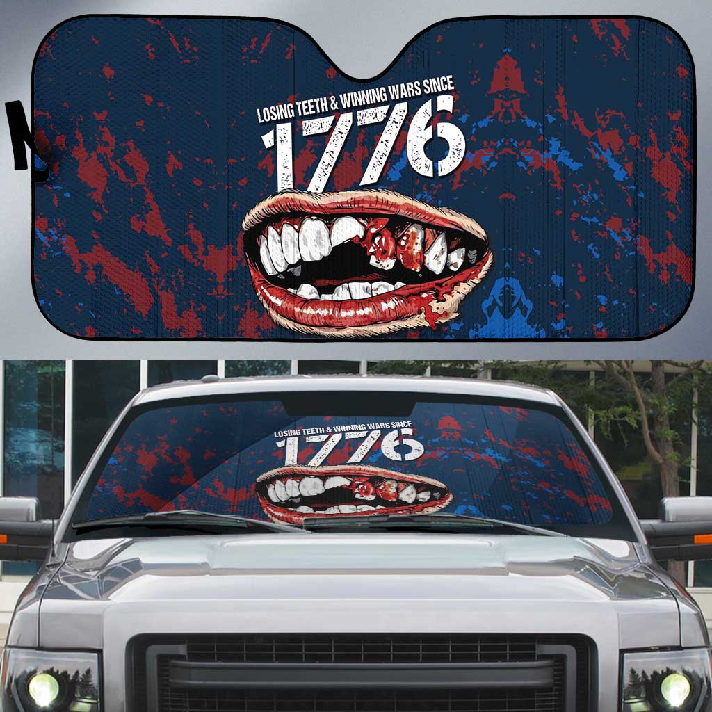 USA Ice Hockey Auto Sun Shade Losing Teeth and Winning Wars Since 1776