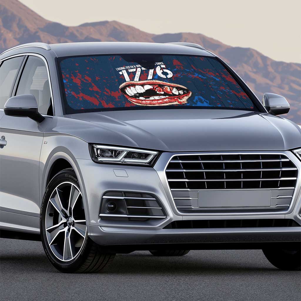 USA Ice Hockey Auto Sun Shade Losing Teeth and Winning Wars Since 1776