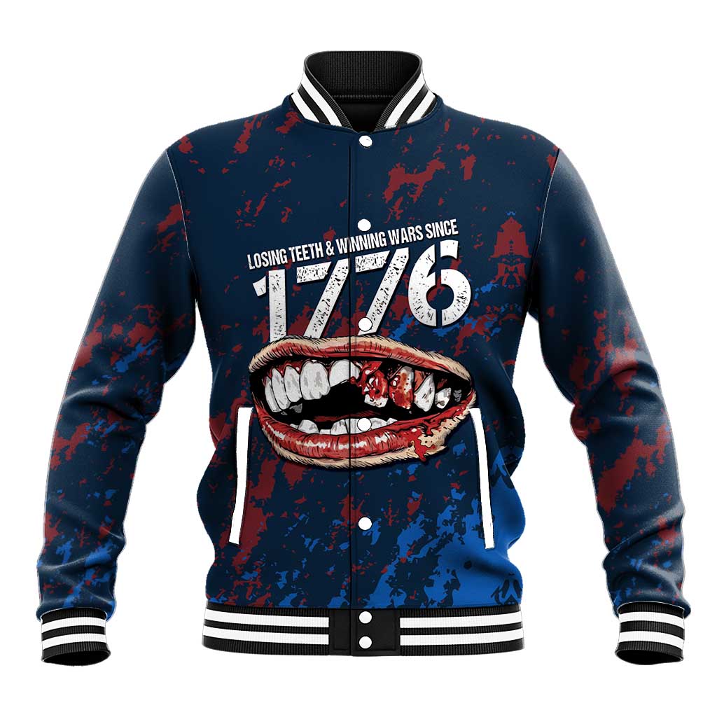 USA Ice Hockey Baseball Jacket Losing Teeth and Winning Wars Since 1776
