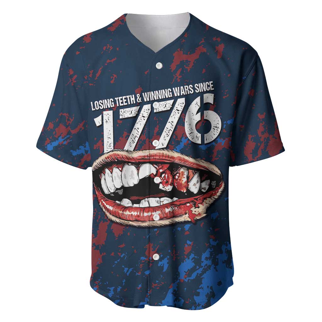 USA Ice Hockey Baseball Jersey Losing Teeth and Winning Wars Since 1776