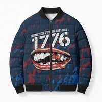 USA Ice Hockey Bomber Puffer Jacket Losing Teeth and Winning Wars Since 1776