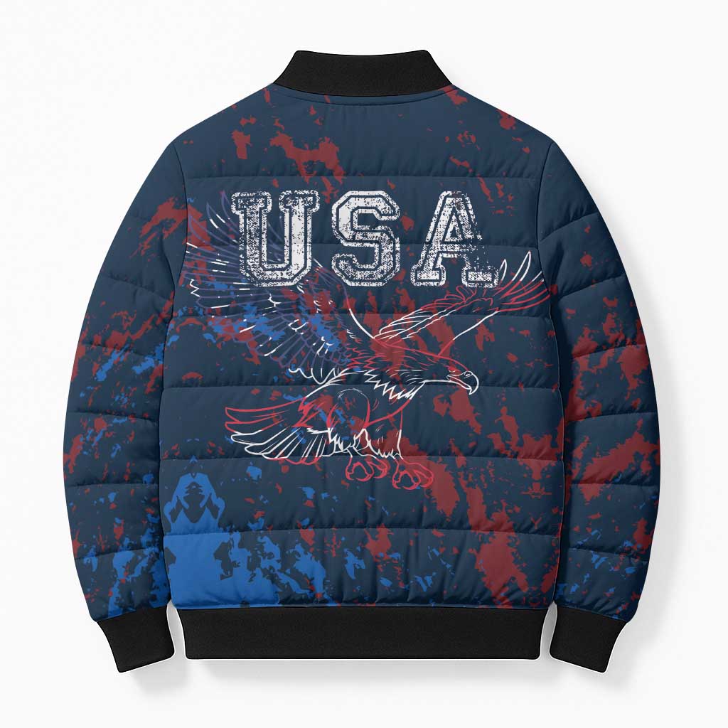 USA Ice Hockey Bomber Puffer Jacket Losing Teeth and Winning Wars Since 1776