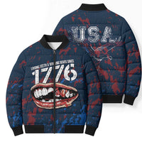 USA Ice Hockey Bomber Puffer Jacket Losing Teeth and Winning Wars Since 1776