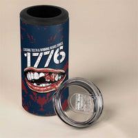USA Ice Hockey 4 in 1 Can Cooler Tumbler Losing Teeth and Winning Wars Since 1776