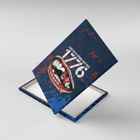 USA Ice Hockey Canvas Wall Art Losing Teeth and Winning Wars Since 1776
