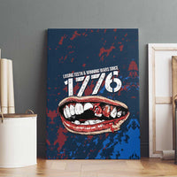 USA Ice Hockey Canvas Wall Art Losing Teeth and Winning Wars Since 1776