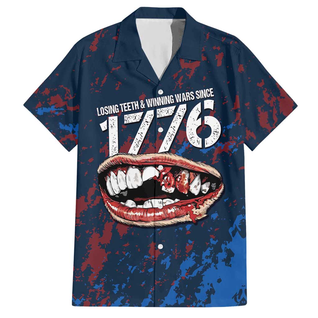USA Ice Hockey Hawaiian Shirt Losing Teeth and Winning Wars Since 1776