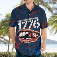 USA Ice Hockey Hawaiian Shirt Losing Teeth and Winning Wars Since 1776