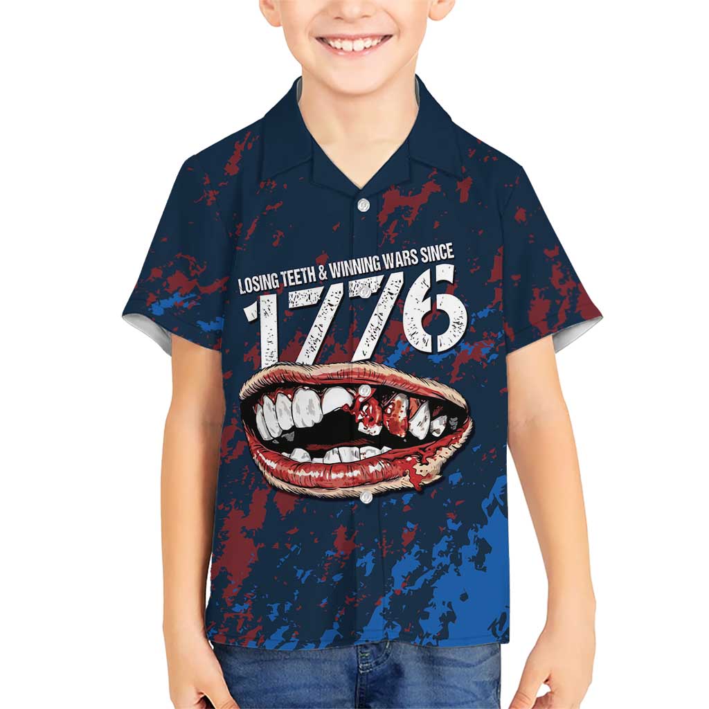 USA Ice Hockey Hawaiian Shirt Losing Teeth and Winning Wars Since 1776