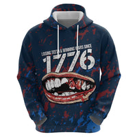 USA Ice Hockey Hoodie Losing Teeth and Winning Wars Since 1776