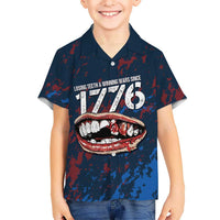 USA Ice Hockey Kid Hawaiian Shirt Losing Teeth and Winning Wars Since 1776