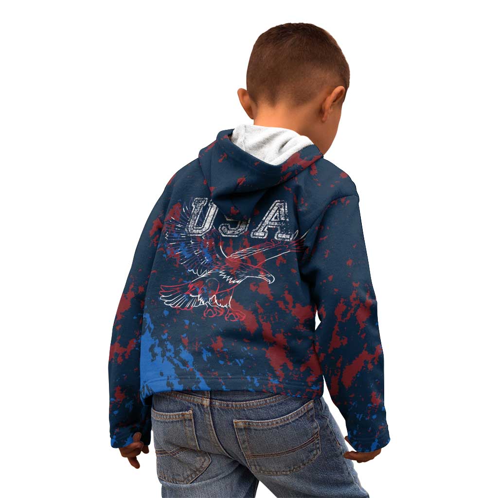USA Ice Hockey Kid Hoodie Losing Teeth and Winning Wars Since 1776