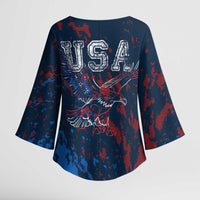 USA Ice Hockey Kimono Sleeve Blouse Losing Teeth and Winning Wars Since 1776