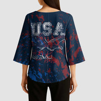 USA Ice Hockey Kimono Sleeve Blouse Losing Teeth and Winning Wars Since 1776