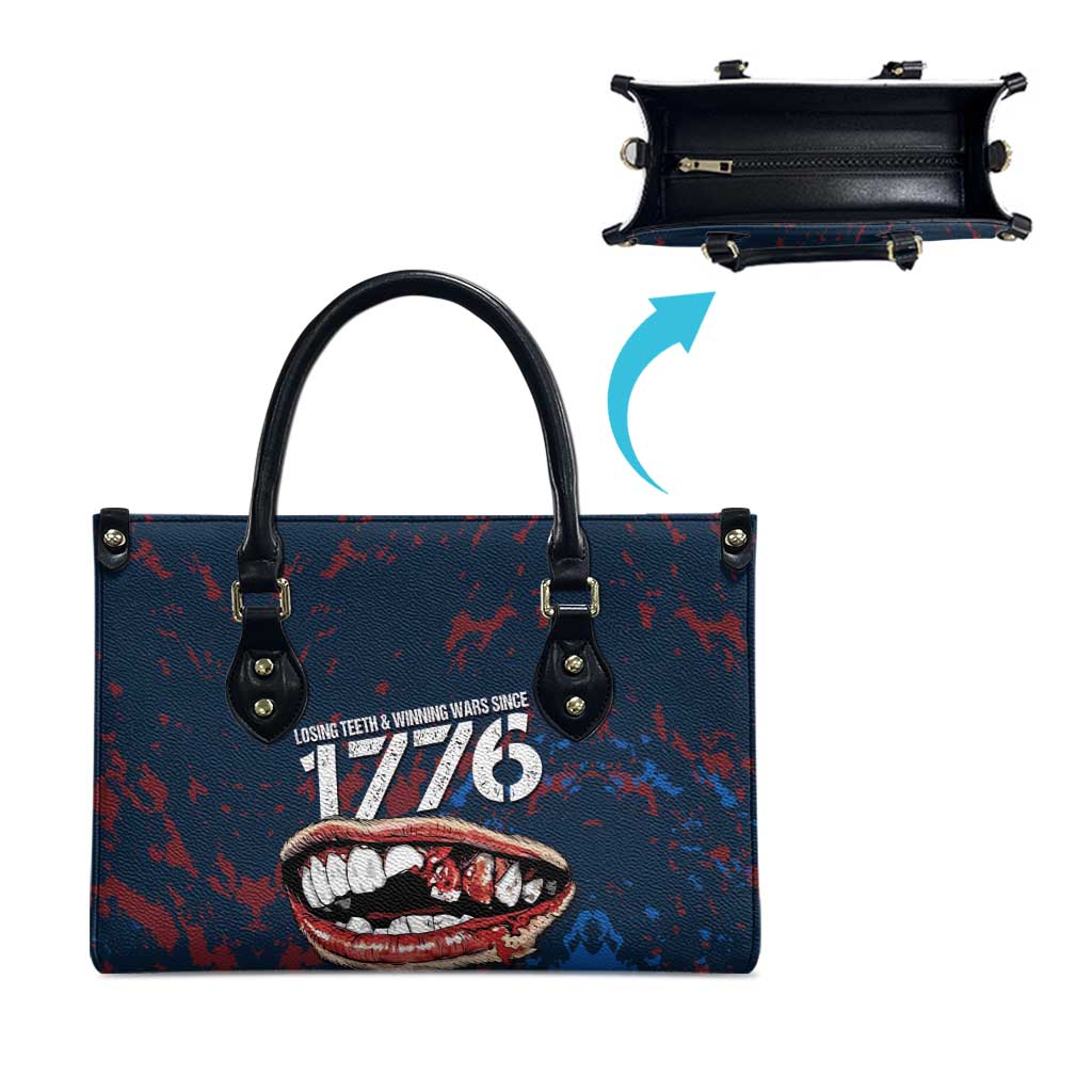 USA Ice Hockey Leather Bag Losing Teeth and Winning Wars Since 1776