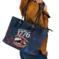 USA Ice Hockey Leather Tote Bag Losing Teeth and Winning Wars Since 1776